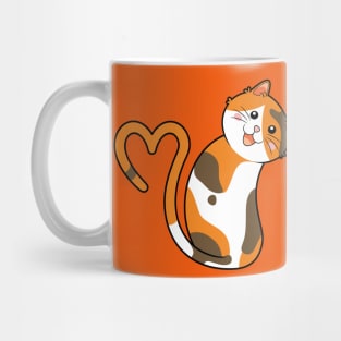 Calico Cat Love Mug